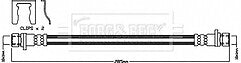 Borg & Beck - BRAKE HOSE - BBH8338 - Fits: Honda Jazz III 1.2,1.3,1.4 08-