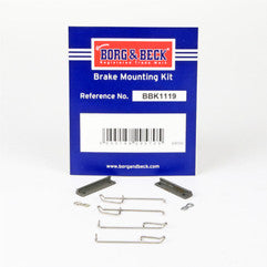 Borg & Beck - FITTING KIT - PADS - BBK1119 - Fits: Citroen, Peugeot, Renault