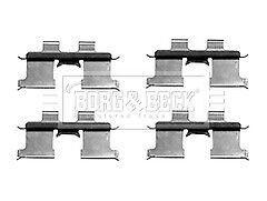 Borg & Beck - FITTING KIT - PADS - BBK1285 - Fits: Hyundai Getz, Matrix 06/01-