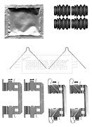 Borg & Beck - FITTING KIT - PADS - BBK1502 - Fits: Honda Jazz 07/08-