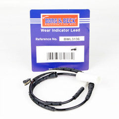 Borg & Beck - WEAR LEAD - BWL3136 - Fits: BMW X1(E84)All exc. 28i 03/09-