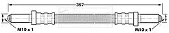 Borg & Beck - BRAKE HOSE - BBH6976 - Fits: Ford Escort VI,VII,Focus