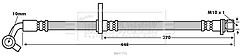Borg & Beck - BRAKE HOSE - BBH7755 - Fits: Honda CR-V 01/02-02/05