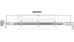Borg & Beck - BRAKE HOSE - BBH8999 - Fits: Daily VI 2014- various
