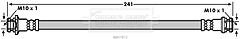 Borg & Beck - BRAKE HOSE - BBH7872 - Fits: Suzuki SX4(EY,GY),Vitara(LY)