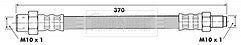 Borg & Beck - BRAKE HOSE - BBH6378 - Fits: Merc.190,Coupe,E,S,SL Class