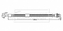 Borg & Beck - BRAKE HOSE - BBH8873 - Fits: Qashqai II J11 2013-,Kadjar HA,HL 2015-