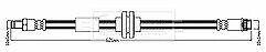 Borg & Beck - BRAKE HOSE - BBH7852 - Fits: Niss NV400,GM Movano,Ren Maste