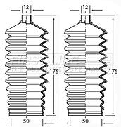 First Line - STEERING GAITER KIT - FSG3050 - Fits: Opel, Vauxhall