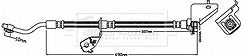 Borg & Beck - BRAKE HOSE - BBH8182 - Fits: Hyundai ix35,Kia Sportage
