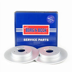 Borg & Beck - BRAKE DISC PAIR - BBD4231 - Fits: Smart Car 0.6,0.8 98-
