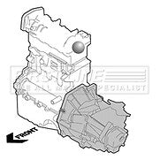 First Line - ENGINE MOUNTING - FEM3981 - Fits: Renault Clio III 05-