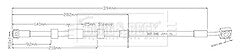 Borg & Beck - BRAKE HOSE - BBH8941 - Fits: Insignia 18” wheels 08/17-
