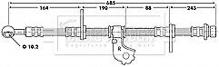 Borg & Beck - BRAKE HOSE - BBH6698 - Fits: Hon Civic,Rov 45,400,MG ZS