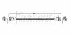 Borg & Beck - BRAKE HOSE - BBH8872 - Fits: Juke F15 2010-