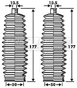 First Line - STEERING GAITER KIT - FSG3282 - Fits: Citroen C5