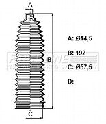 First Line - STEERING GAITER KIT - FSG3434 - Fits: Mercedes A, B Class
