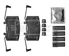 Borg & Beck - FITTING KIT - PADS - BBK1413 - Fits: BMW 5 Ser (E60,61) 04-03/10