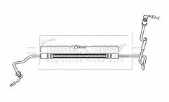 Borg & Beck - BRAKE HOSE - BBH8877 - Fits: Megane IV 2015-