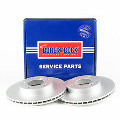 Borg & Beck - BRAKE DISC PAIR - BBD4952 - Fits: BMW 320i,325i,Z3,Z4. 90-
