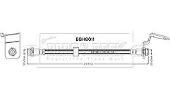 Borg & Beck - BRAKE HOSE - BBH8011 - Fits: Ford Maverick,Mazda Tribute EP