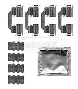 Borg & Beck - FITTING KIT - PADS - BBK1512 - Fits: Alfa Romeo Giulietta 04/10-