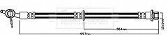 Borg & Beck - BRAKE HOSE - BBH7969 - Fits: Toyota Camry 01-06