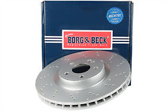 Borg & Beck - BRAKE DISC SINGLE - BBD6291S - Fits: A Class(177),B Class(247)With Sports Pk 7/18-DRILLED