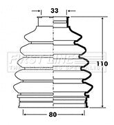 First Line - CV JOINT BOOT KIT - FCB6096 - Fits: Mercedes Vaneo 414 series
