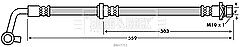 Borg & Beck - BRAKE HOSE - BBH7751 - Fits: Honda Civic VII 2.0 (EU,EP,EV)
