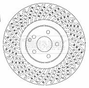 Borg & Beck - BRAKE DISC SINGLE - BBD5779S - Fits: Mercedes E55 AMG 10/02-