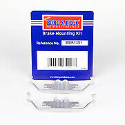 Borg & Beck - FITTING KIT - PADS - BBK1381 - Fits: BMW 5 Series (E60) 06/03-