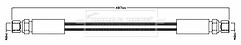 Borg & Beck - BRAKE HOSE - BBH8722 - Fits: G Class (461) 4/10>