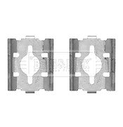 Borg & Beck - FITTING KIT - PADS - BBK1300 - Fits: Citroen Relay,Peug.Boxer 94-06