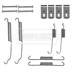 Borg & Beck - FITTING KIT - SHOES - BBK6309 - Fits: Mazda 2 10/07-