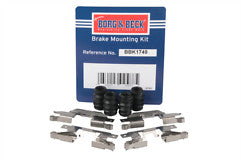 Borg & Beck - FITTING KIT - PADS - BBK1749 - Fits: Suzuki Baleno, Swift V 02/2016-