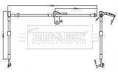 Borg & Beck - BRAKE HOSE - BBH8739 - Fits: RANGE ROVER IV L405 2012>