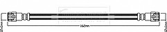 Borg & Beck - BRAKE HOSE - BBH8608 - Fits: VW Phaeton 11/13-