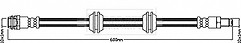 Borg & Beck - BRAKE HOSE - BBH8655 - Fits: MERCEDES R Class (W251) 06-14