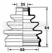 First Line - CV JOINT BOOT KIT - FCB6033 - Fits: Nissan Almera II