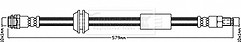 Borg & Beck - BRAKE HOSE - BBH8654 - Fits: MERCEDES R Class (W251) 06-14