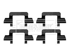Borg & Beck - FITTING KIT - PADS - BBK1221 - Fits: Citroen C2,C3 02-