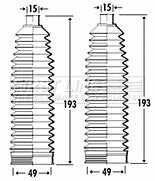 First Line - STEERING GAITER KIT - FSG3263 - Fits: VAG GROUP