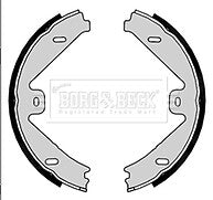 Borg & Beck - BRAKE SHOES - BBS6417 - Fits: Mercedes E Class(212) 03-09