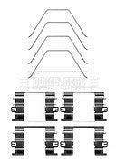 Borg & Beck - FITTING KIT - PADS - BBK1617 - Fits: Kia Sorento III 01/15-
