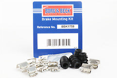 Borg & Beck - FITTING KIT - PADS - BBK1758 - Fits: Tesla Model 3/Y 2017-