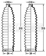 First Line - STEERING GAITER KIT - FSG3352 - Fits: Nissan, Renault, Vauxhall