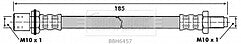 Borg & Beck - BRAKE HOSE - BBH6457 - Fits: Toyota Land Cruiser 81-90