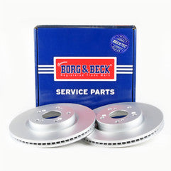Borg & Beck - BRAKE DISC PAIR - BBD5320 - Fits: Honda Civic 1.6,2.2,1.8(AT)12-