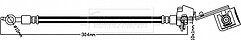 Borg & Beck - BRAKE HOSE - BBH8186 - Fits: Hyundai i30,Kia Ceed
